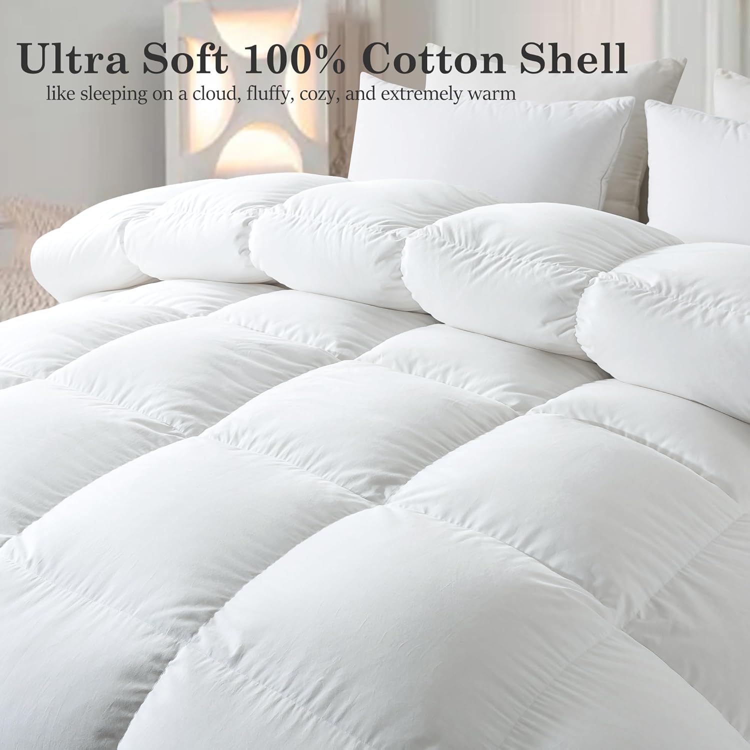 ELNIDO QUEEN® Feather Comforter Queen Size