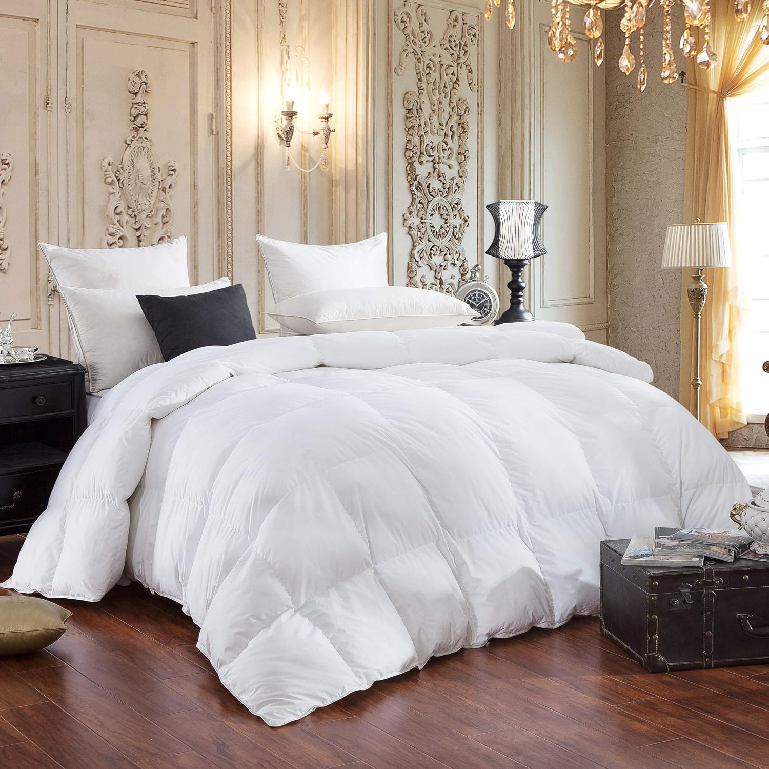 600-Thread-Count Egyptian Cotton Goose Down Comforter
